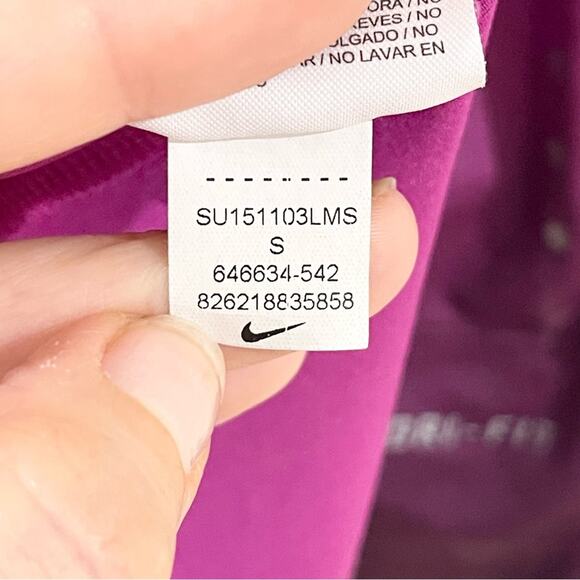 Nike Dri-Fit Athletic Tank Top Racer Back Woman size S Ombré Pink and Purple - Picture 9 of 10